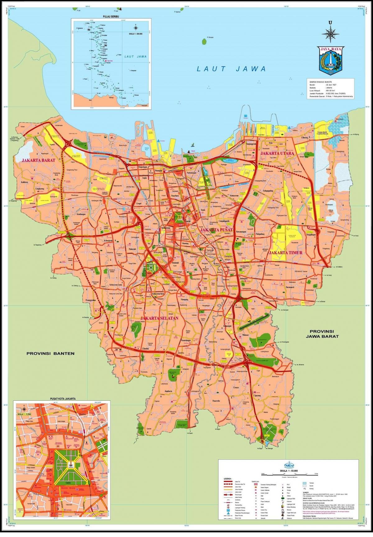 Jakarta Stadtplan
